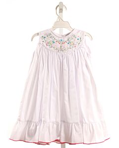 THE PROPER PEONY  WHITE   EMBROIDERED DRESS