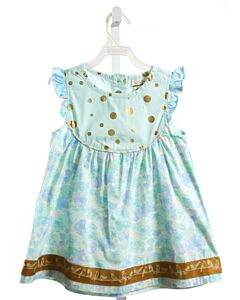 MATILDA JANE  AQUA  FLORAL  DRESS