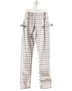 BELLA BLISS  LT BLUE  WINDOWPANE  PANTS