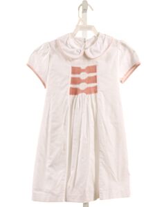 DONDOLO  WHITE   SMOCKED DRESS