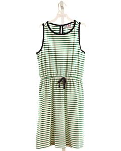 BUSY BEES  GREEN  STRIPED  KNIT DRESS