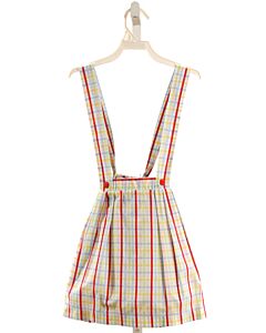 NO TAG  RED  PLAID  SKIRT