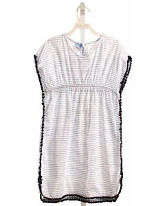 BELLA BLISS  BLUE  STRIPED  COVER UP