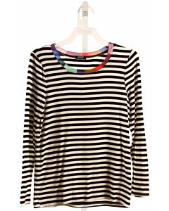 SPLENDID  BLACK  STRIPED  KNIT LS SHIRT