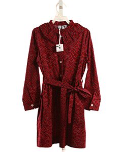 BUSY BEES  RED   PRINTED DESIGN DRESS