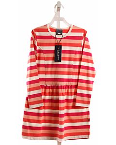 TOOBY DOO HOT PINK STRIPED KNIT DRESS
