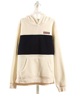 VINEYARD VINES  CREAM FLEECE   PULLOVER