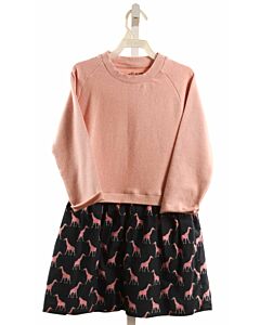 PETIT PEONY PINK PRINTED DESIGN DRESS