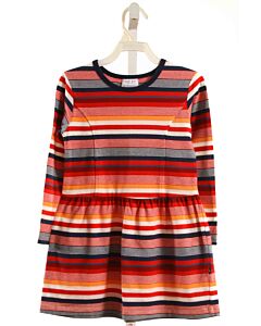 TOOBY DOO RED STRIPED KNIT DRESS
