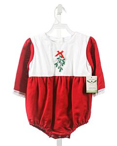 THE OAKS APPAREL   RED    BUBBLE WITH LACE TRIM
