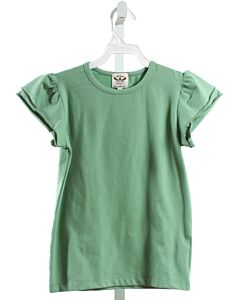 THE OAKS APPAREL   GREEN KNIT   KNIT SS SHIRT