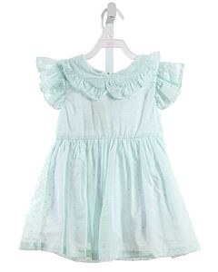 THE OAKS APPAREL   MINT SWISS DOT   DRESS