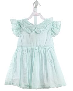 THE OAKS APPAREL   MINT SWISS DOT   DRESS