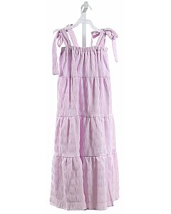 THE OAKS APPAREL   PURPLE  STRIPED  DRESS