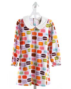 THE OAKS APPAREL   MULTI-COLOR KNIT   KNIT DRESS WITH PICOT STITCHING