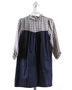 THE OAKS APPAREL   BLUE  PLAID  DRESS