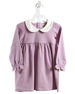 THE OAKS APPAREL   PURPLE KNIT STRIPED  DRESS