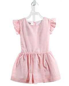 THE OAKS APPAREL   PINK  STRIPED  DRESS