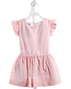 THE OAKS APPAREL   PINK  STRIPED  DRESS