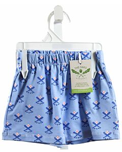 THE OAKS APPAREL   BLUE   PRINTED DESIGN SHORTS