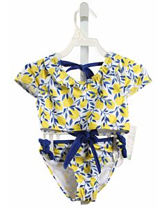 THE OAKS APPAREL   YELLOW   PRINTED DESIGN 2-PIECE SWIMSUIT