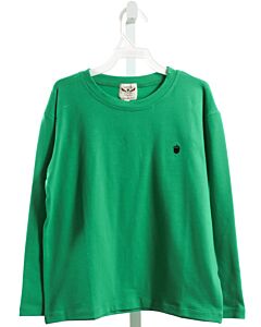 THE OAKS APPAREL   GREEN    KNIT LS SHIRT