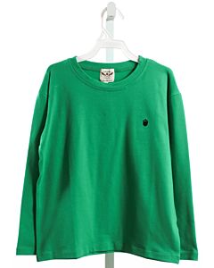 THE OAKS APPAREL   GREEN    KNIT LS SHIRT