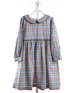 THE OAKS APPAREL   BLUE  PLAID  DRESS