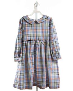 THE OAKS APPAREL   BLUE  PLAID  DRESS