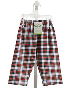 THE OAKS APPAREL   RED  PLAID  PANTS