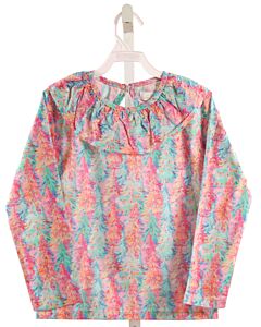 THE OAKS APPAREL   HOT PINK   PRINTED DESIGN SHIRT-LS