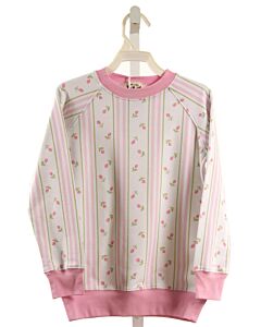 THE OAKS APPAREL   PINK   PRINTED DESIGN PULLOVER