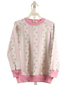 THE OAKS APPAREL   PINK   PRINTED DESIGN PULLOVER