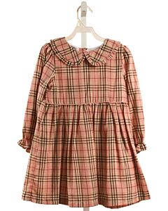 THE OAKS APPAREL   PINK  PLAID  DRESS