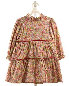 THE OAKS APPAREL   PINK  FLORAL PRINTED DESIGN DRESS