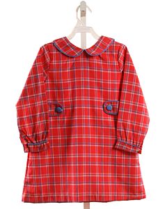 THE OAKS APPAREL   PINK  PLAID  DRESS