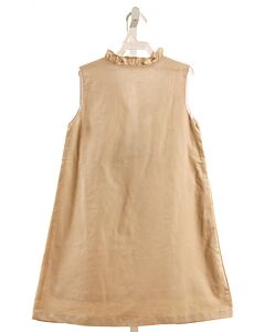 THE OAKS APPAREL   KHAKI    DRESS WITH RUFFLE