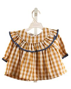 THE OAKS APPAREL   BROWN  PLAID  DRESS