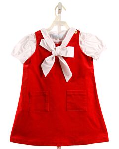 THE OAKS APPAREL   RED CORDUROY   DRESS