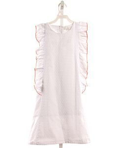 THE OAKS APPAREL   WHITE SWISS DOT   DRESS