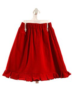 THE OAKS APPAREL   RED CORDUROY   SKIRT