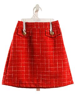 THE OAKS APPAREL   RED    SKIRT
