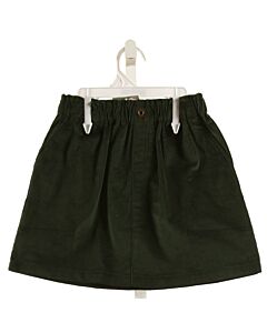THE OAKS APPAREL   GREEN CORDUROY   SKIRT