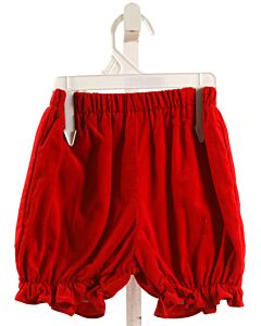 THE OAKS APPAREL   RED CORDUROY   BLOOMERS