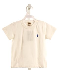 THE OAKS APPAREL   WHITE KNIT   T-SHIRT