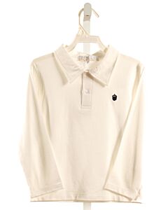 THE OAKS APPAREL   CREAM    KNIT LS SHIRT