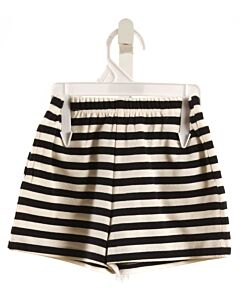 THE OAKS APPAREL   BLUE KNIT STRIPED  SHORTS