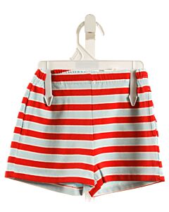 THE OAKS APPAREL   BLUE KNIT STRIPED  SHORTS