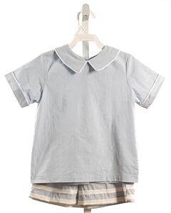 THE OAKS APPAREL   BLUE  STRIPED  2-PIECE OUTFIT