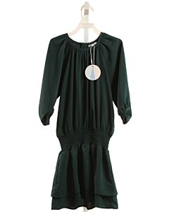 PLEAT.  GREEN    DRESS